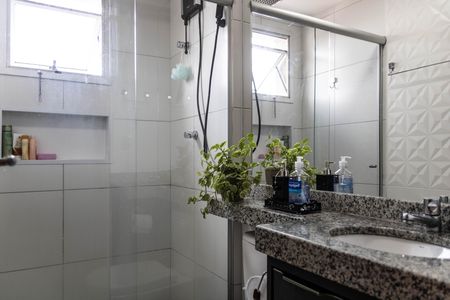 Banheiro de apartamento à venda com 2 quartos, 55m² em Estrela do Oriente, Belo Horizonte