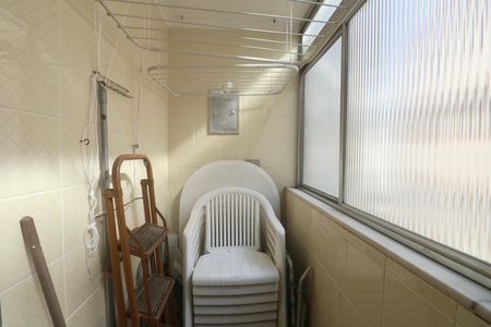 Área de Serviço de apartamento para alugar com 1 quarto, 47m² em Jardim Tres Marias, Guarujá