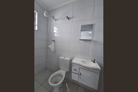 Banheiro de kitnet/studio para alugar com 1 quarto, 25m² em Casa Branca, Santo André