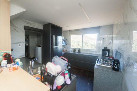 Cozinha de apartamento à venda com 3 quartos, 218m² em Alphaville Nova Lima, Nova Lima
