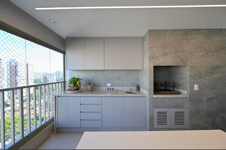 Varanda Gourmet de apartamento à venda com 4 quartos, 165m² em Vila Clementino, São Paulo