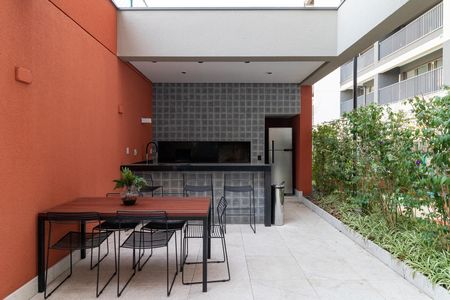 Studio para alugar com 33m², 1 quarto e sem vagaChurrasqueira