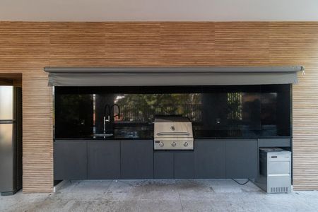 Studio para alugar com 33m², 1 quarto e sem vagaChurrasqueira