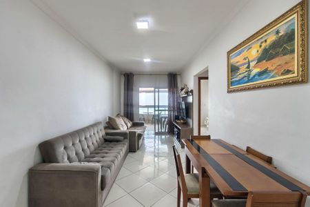 Sala de apartamento para alugar com 2 quartos, 74m² em Guilhermina, Praia Grande