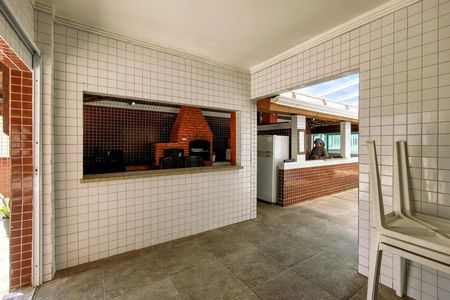 Área comum - Churrasqueira de apartamento para alugar com 2 quartos, 74m² em Maracanã, Praia Grande