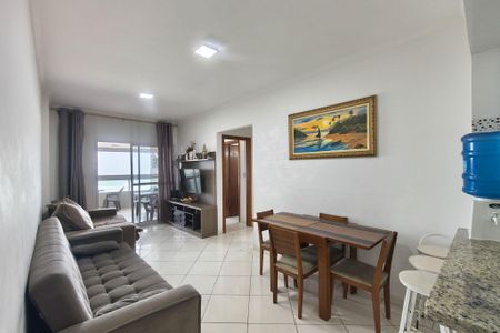 Sala de apartamento para alugar com 2 quartos, 74m² em Guilhermina, Praia Grande