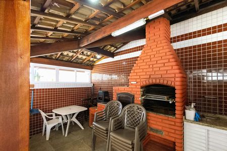 Área comum - Churrasqueira de apartamento para alugar com 2 quartos, 74m² em Maracanã, Praia Grande