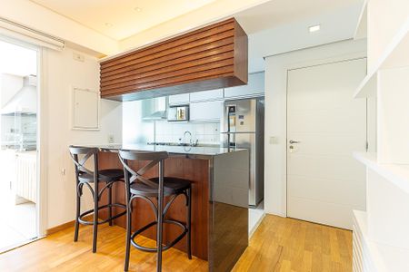 Cozinha de apartamento para alugar com 2 quartos, 64m² em Indianópolis, São Paulo
