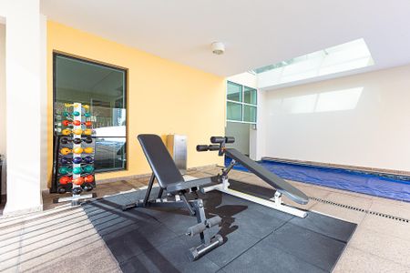 Área comum - Academia de apartamento para alugar com 2 quartos, 64m² em Indianópolis, São Paulo