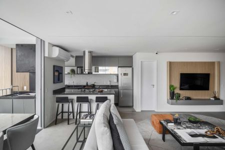 Studio à venda com 24m², 1 quarto e sem vagaÁrea Comum - Espaço Gourmet