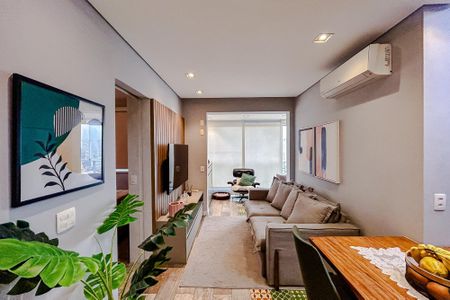 Sala de apartamento para alugar com 1 quarto, 50m² em Vila Gomes Cardim, São Paulo