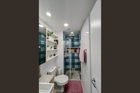 Banheiro de apartamento para alugar com 1 quarto, 50m² em Vila Gomes Cardim, São Paulo