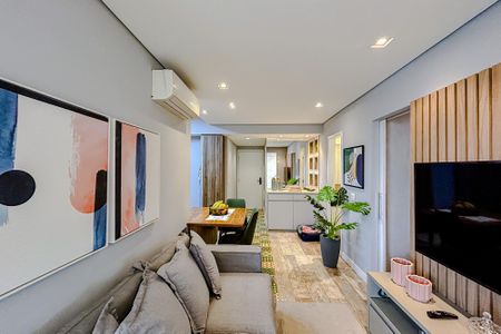 Sala de apartamento para alugar com 1 quarto, 50m² em Vila Gomes Cardim, São Paulo