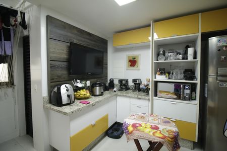 Cozinha de apartamento à venda com 3 quartos, 112m² em Jacarepaguá, Rio de Janeiro