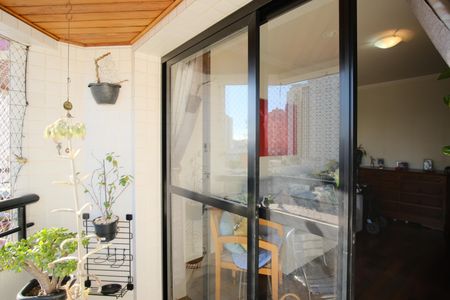 Varanda da Sala de apartamento para alugar com 3 quartos, 80m² em Chácara Santo Antônio (zona Leste), São Paulo