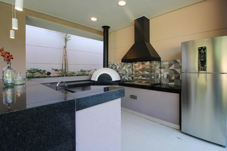 Apartamento à venda com 141m², 3 quartos e 3 vagas Apartamento à venda com 141m², 3 quartos e 3 vagasÁrea comum - Churrasqueira