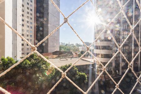 Vista da Sala de apartamento à venda com 4 quartos, 140m² em Centro, Belo Horizonte