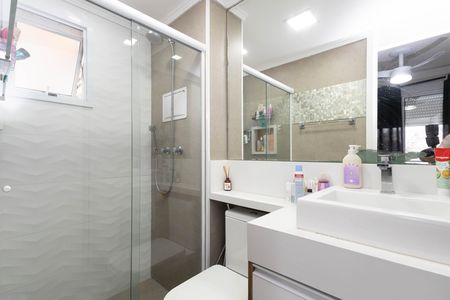Banheiro da Suíte de apartamento à venda com 2 quartos, 59m² em Vila Maria, São Paulo