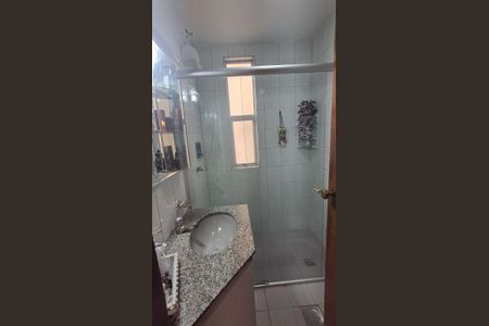 Banheiro da Suíte de apartamento à venda com 3 quartos, 80m² em Sagrada Família, Belo Horizonte