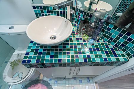Banheiro Social de apartamento à venda com 3 quartos, 180m² em Jardim Nova Petropolis, São Bernardo do Campo