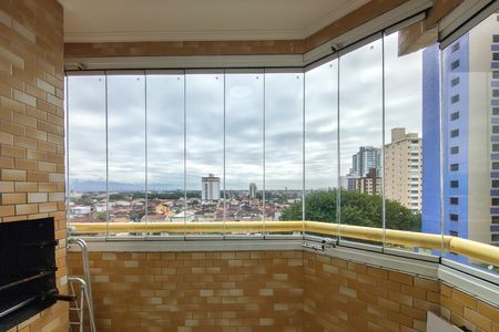 Sacada de apartamento para alugar com 1 quarto, 47m² em Vila Tupi, Praia Grande