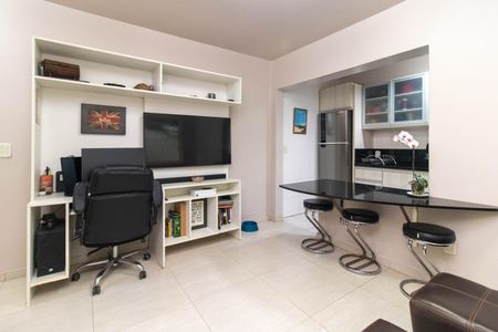 Sala de apartamento para alugar com 1 quarto, 43m² em Santa Tereza, Porto Alegre