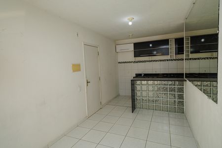 Sala com cozinha Americana de apartamento à venda com 2 quartos, 43m² em Campo Grande, Rio de Janeiro