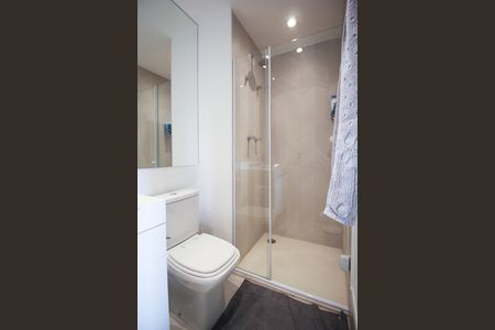 Studio para alugar com 39m², 1 quarto e sem vaga Studio para alugar com 39m², 1 quarto e sem vagaBanheiro