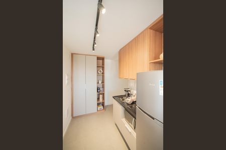 Cozinha de kitnet/studio para alugar com 1 quarto, 30m² em Vila Clementino, São Paulo