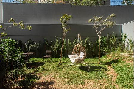 Área comum - Lounge externo de kitnet/studio para alugar com 1 quarto, 30m² em Vila Clementino, São Paulo