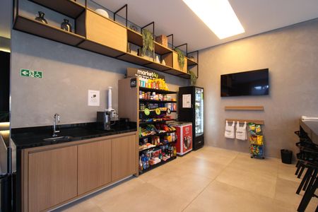 Studio à venda com 27m², 1 quarto e 1 vaga Studio à venda com 27m², 1 quarto e 1 vagaÁrea comum - Mercado