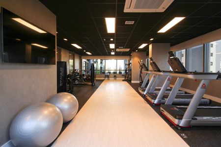 Studio à venda com 27m², 1 quarto e 1 vaga Studio à venda com 27m², 1 quarto e 1 vagaÁrea comum - Academia