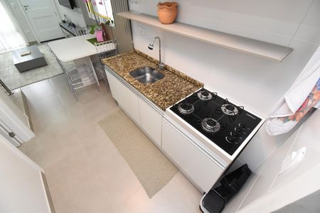 Casa de condomínio para alugar com 100m², 2 quartos e 1 vagaCozinha