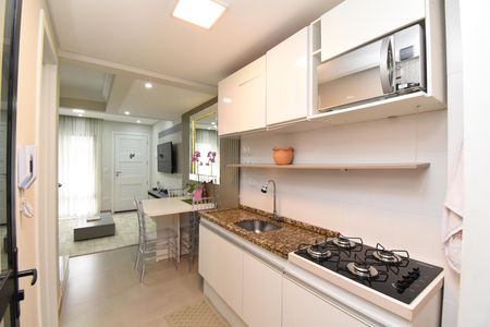 Casa de condomínio para alugar com 100m², 2 quartos e 1 vagaCozinha