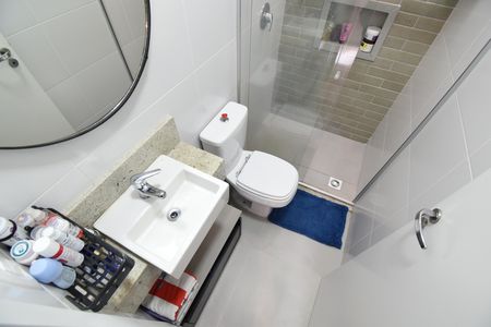 Casa de condomínio para alugar com 100m², 2 quartos e 1 vagaBanheiro da Suíte