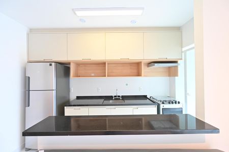 Cozinha de apartamento para alugar com 1 quarto, 50m² em Vila Clementino, São Paulo