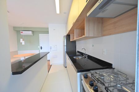Cozinha de apartamento para alugar com 1 quarto, 50m² em Vila Clementino, São Paulo