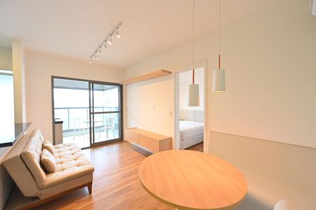 Sala de apartamento para alugar com 1 quarto, 50m² em Vila Clementino, São Paulo