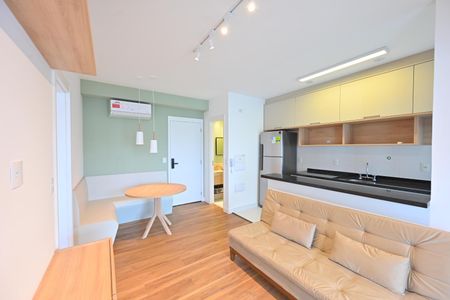 Sala de apartamento para alugar com 1 quarto, 50m² em Vila Clementino, São Paulo