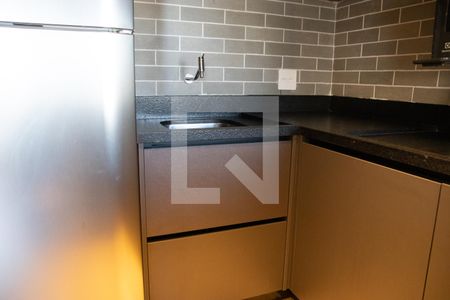 Cozinha e Área de Serviço de apartamento à venda com 1 quarto, 43m² em Setor Marista, Goiânia