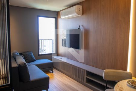 Sala de apartamento à venda com 1 quarto, 43m² em Setor Marista, Goiânia