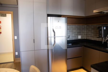 Cozinha e Área de Serviço de apartamento à venda com 1 quarto, 43m² em Setor Marista, Goiânia