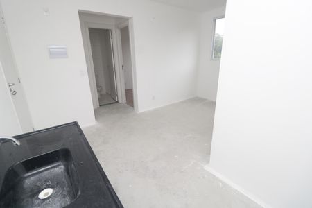 Cozinha de apartamento para alugar com 2 quartos, 35m² em Santa Maria, Santo André