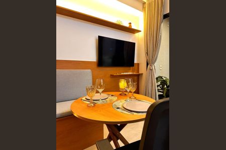 Sala de Jantar de apartamento à venda com 1 quarto, 28m² em Vila da Saúde, São Paulo