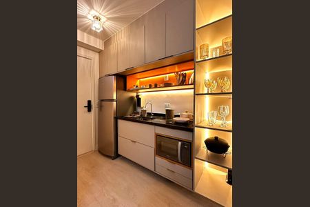 Cozinha de apartamento à venda com 1 quarto, 28m² em Vila da Saúde, São Paulo