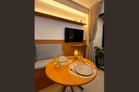 Sala de Jantar de apartamento à venda com 1 quarto, 28m² em Vila da Saúde, São Paulo
