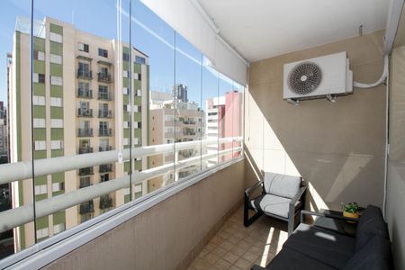 Studio para alugar com 45m², 1 quarto e 1 vagaVaranda