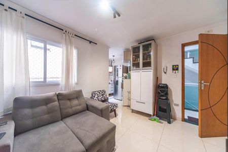 Sala de apartamento para alugar com 2 quartos, 88m² em Vila Valparaíso, Santo André
