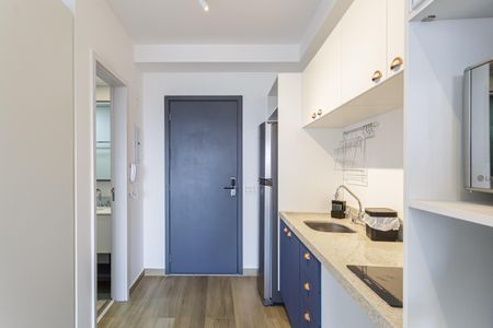 Studio à venda com 27m², 1 quarto e 1 vaga Studio à venda com 27m², 1 quarto e 1 vagaCozinha