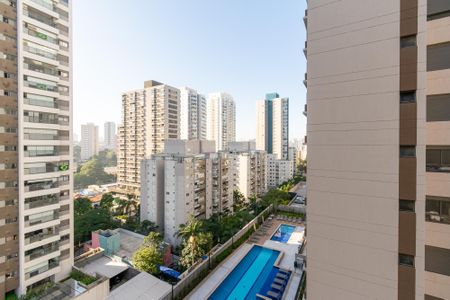 Vista da Sacada de apartamento à venda com 1 quarto, 28m² em Jardim Prudência, São Paulo